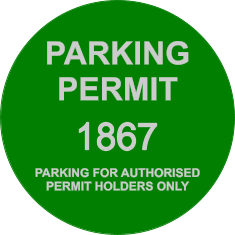 Self Adhesive Windscreen Stickers,Self Adhesive Parking Permits