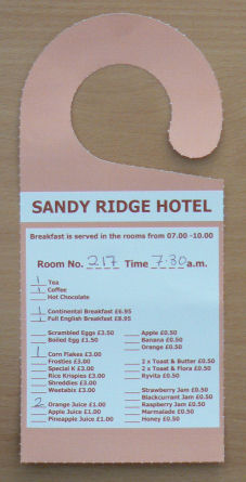 Do Not Disturb Door Hangers